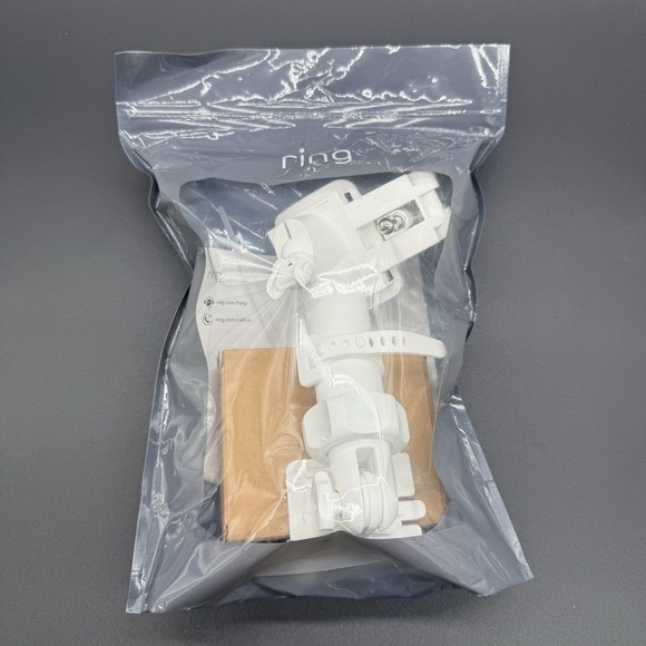 Ring Other - Ring Pole Mount Global for Spotlight Cam & Stick Up Cam White OEM Open Box New